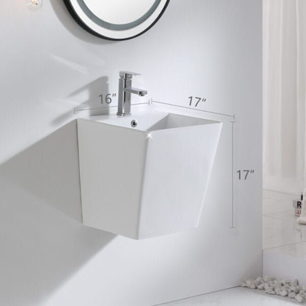 6400 WH SWISH Wall Hung Basin - Image 2