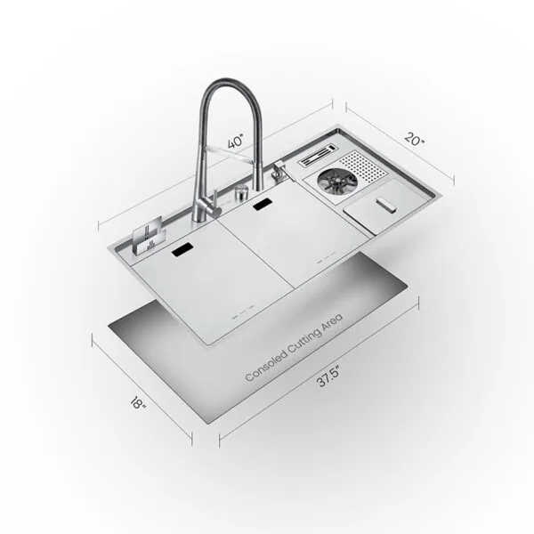 M2039SC-S SWISH Multifunctional Sink - Image 3