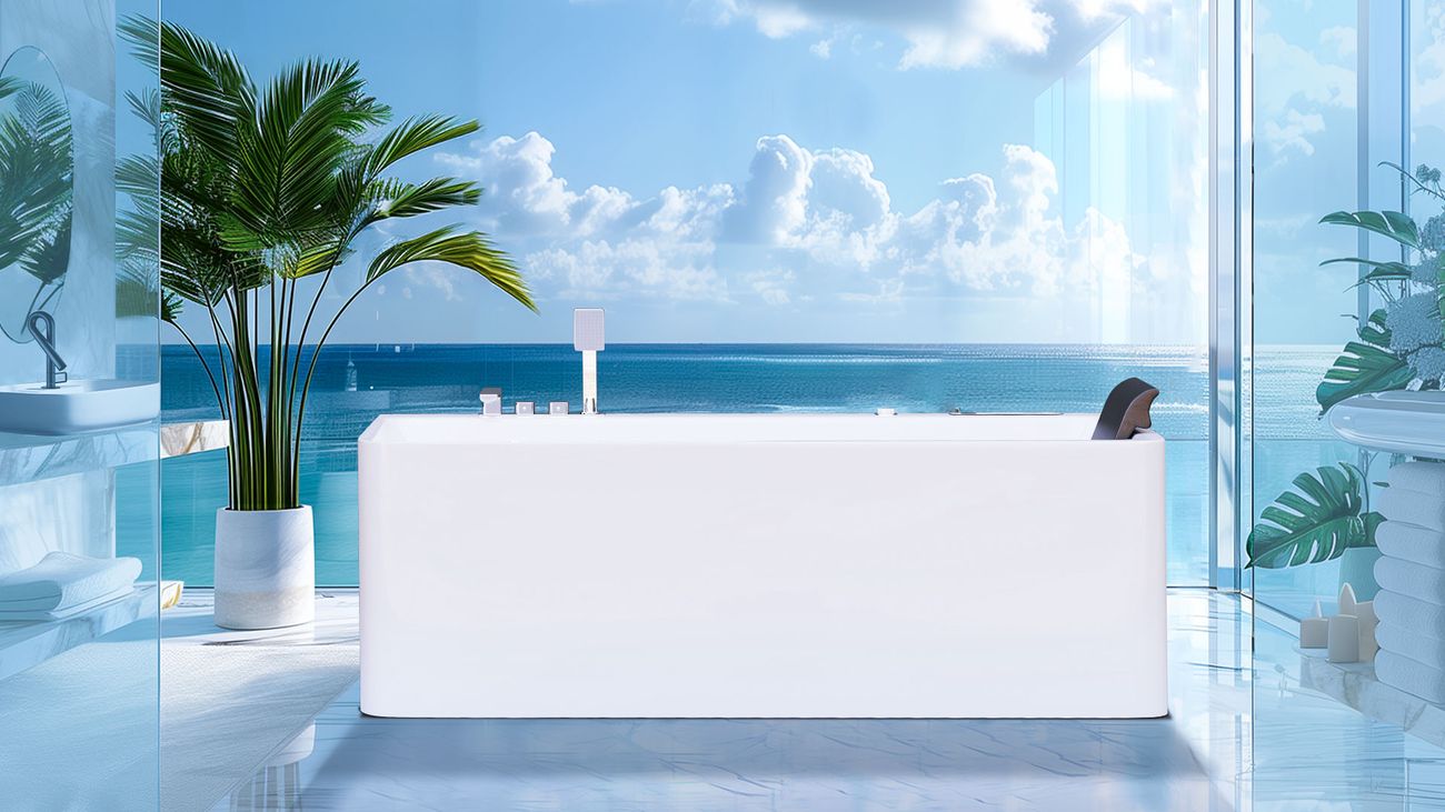 A Surrealistic Spa Experience with the SWISH Jacuzzi Bathtub